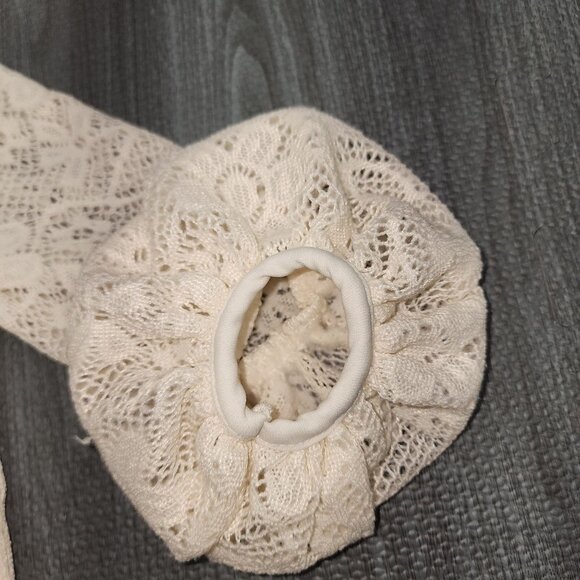 Toddler Girls Just Peachy Lace Boho Hippie Blouse Shirt Top 3T Cream Bubble Slee - Picture 4 of 6